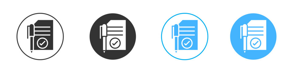 Agreement icon Vector Graphic set