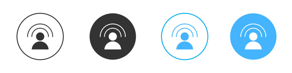 Brand awareness icon Vector Graphic set