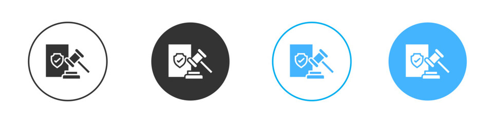 Code of conduct icon Vector Graphic set