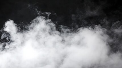 Abstract smoke clouds