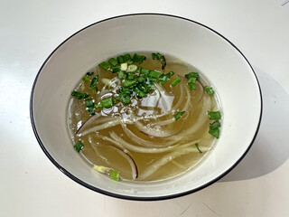 Vietnamese traditional broth with herbs and spices