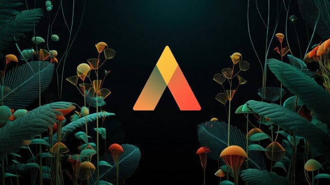 Minimalist display of biotech startup branding