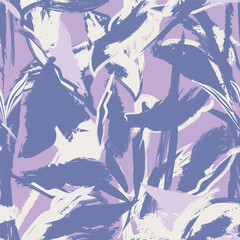 Pastel Abstract Floral Seamless Pattern Design