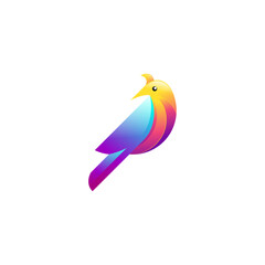 Pigeon Gradient Logo Icon