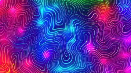 Obraz premium Vibrant Abstract Lines Background