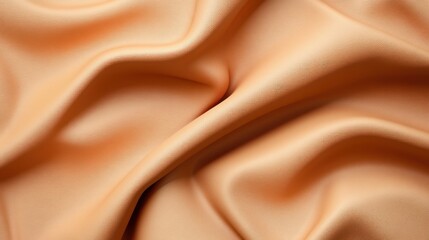 Fototapeta premium Peachy Satin Fabric Drape