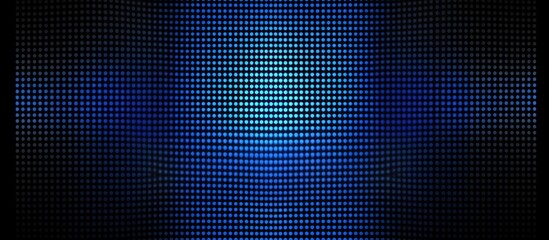 Fototapeta premium Abstract blue pixelated backdrop