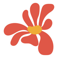 Abstract Groovy Flower