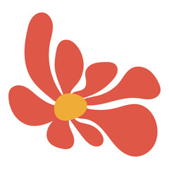 Abstract Groovy Flower