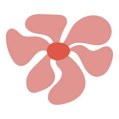 Abstract Groovy Flower