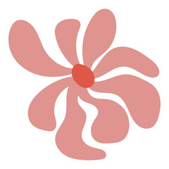 Abstract Groovy Flower