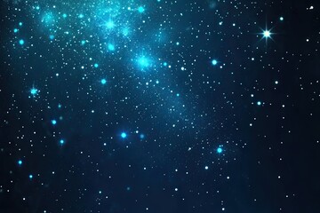 Obraz premium Deep space nebula with sparkling stars