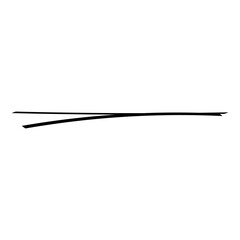 Hand Drawn Brush Line