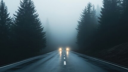 Misty Mountain Road: A Journey Through the Fog