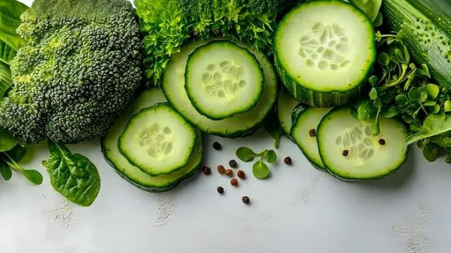 Vibrant Green Vegetables: A Healthy and Delicious Culinary Delight