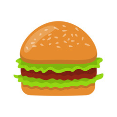 National Hamburger Day Illustration