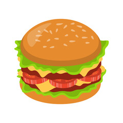 National Hamburger Day Illustration