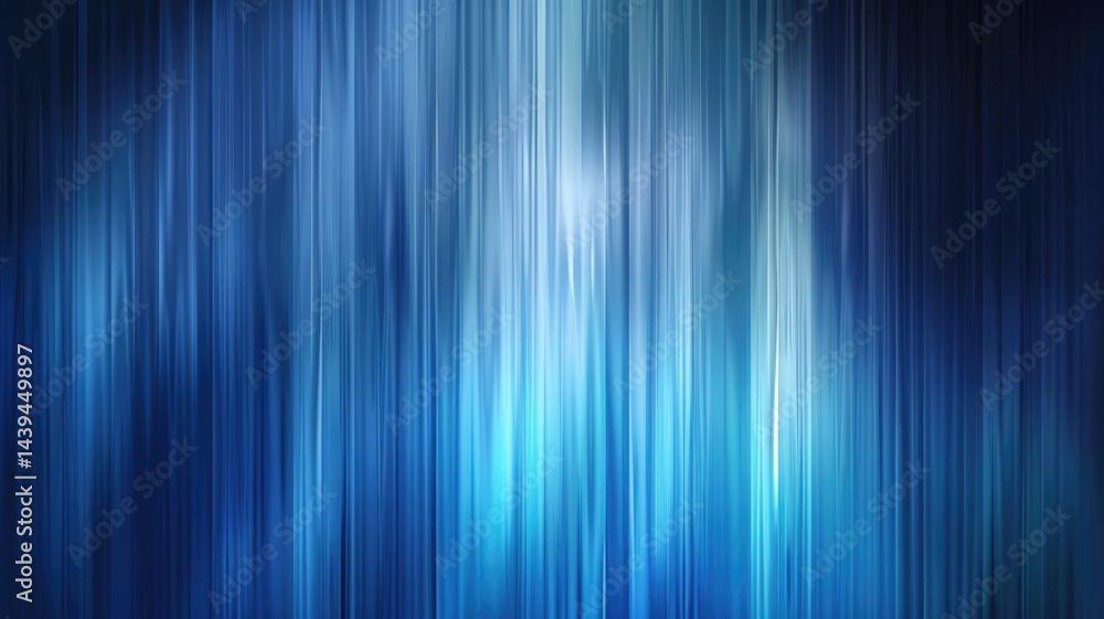 Poster abstract vertical blue light streaks. digital art for design and print. abstract image of blue gradi