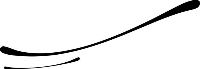 Hand Drawn Brush Line