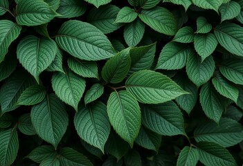 Leaves with grunge texture