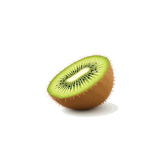 Fresh kiwi vector image in 3D