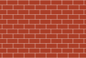 Red brick wall background