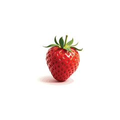 Fresh strawberry vector image in 3D