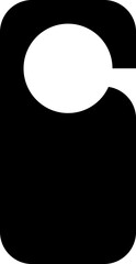 Do not disturb hanger sign icon