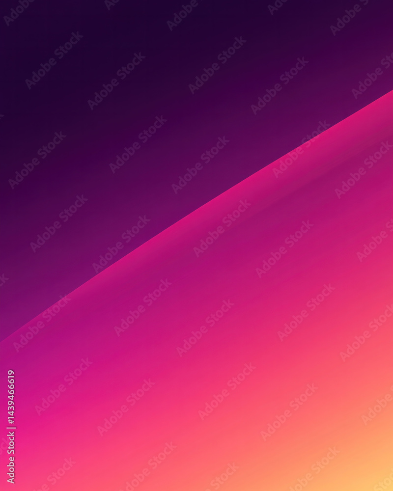 Aufkleber a purple and orange background with a line in the middle. the line is thin and it is in the middle o