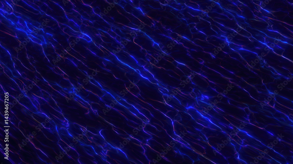 Poster abstract glowing blue electric streams create a mesmerizing, futuristic pattern. perfect for tech an
