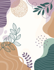 Hand drawn color lines art background design.