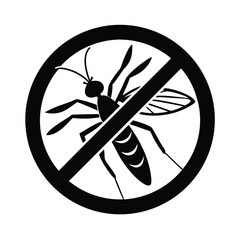 Stop Mosquito Vector Sign for Insect Control