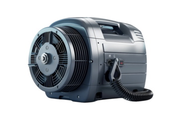 Power on the Go: Cordless Air Compressors for Portable Performance Isolated On White Background.