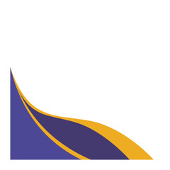 Purple Gold Certificate Corner Frame