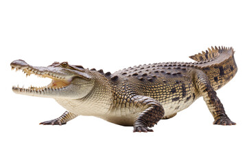 Naklejka premium Crocodile Close Up 