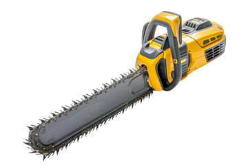 Precision Pruning: Cordless Hedge Trimmers for Effortless Trimming Isolated On White Background.