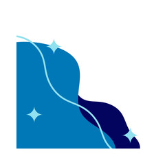 Aesthetic Wave Corner Blob