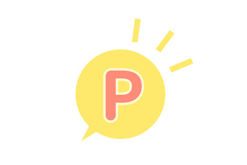 ポイントのアイコンのベクターイラスト
