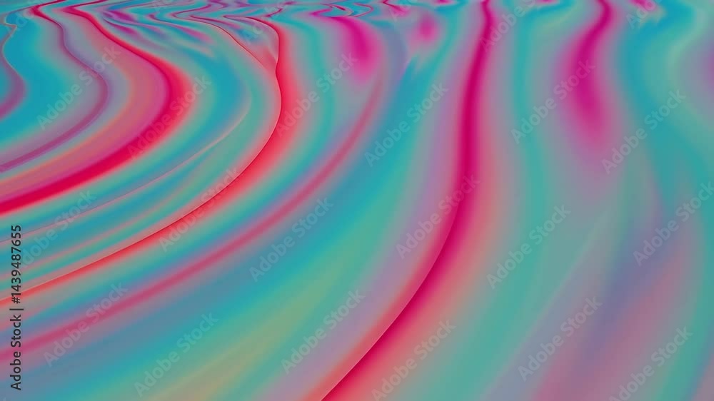 Poster abstract colorful gradient wave background