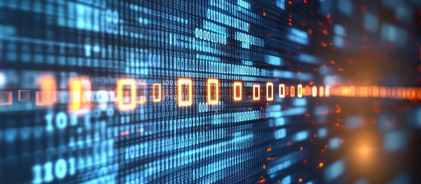 Digital binary code stream