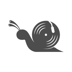 Snail design icon logo