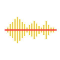 Sound Wave Graphic Illustration
