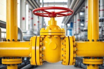 Industrial Pipe Valve Control System