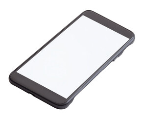 Elegant Blank Smartphone Display - A Modern Tech Device , isolated on white background PNG cut out