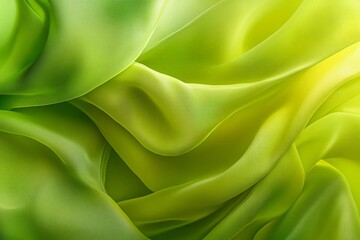 Obraz premium Lime Shades Intertwining to Create a Vivid, Dynamic Fabric Texture Generative AI