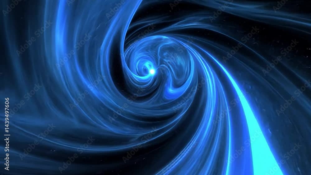 Poster abstract swirling celestial vortex