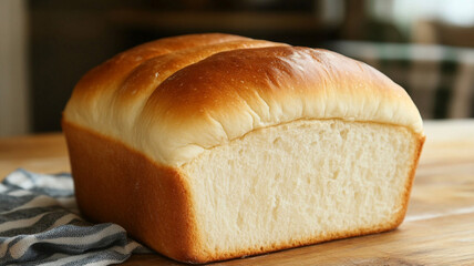 bread on a wooden table