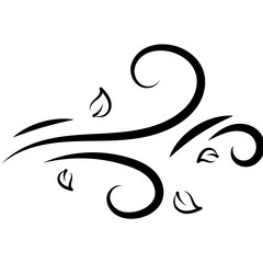 Obraz premium Outline Wind