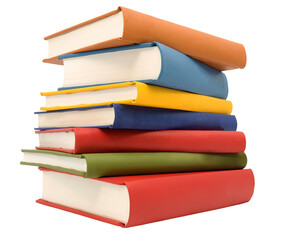  books on transparent 