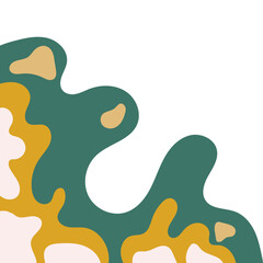 Corner Border Topography Pattern